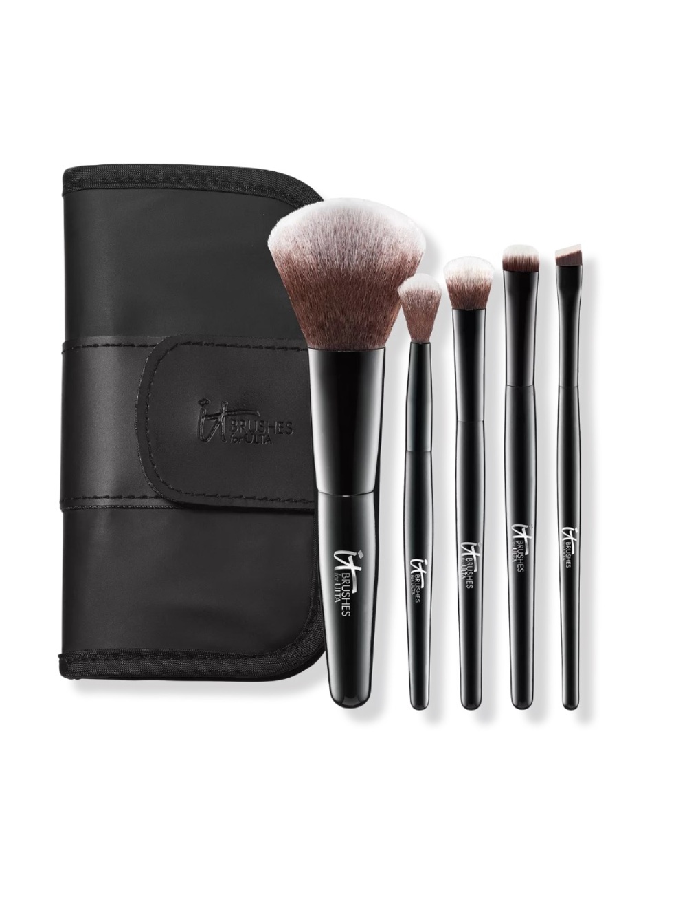 it cosmetics Black 5-Piece Travel Makeup Brush Set